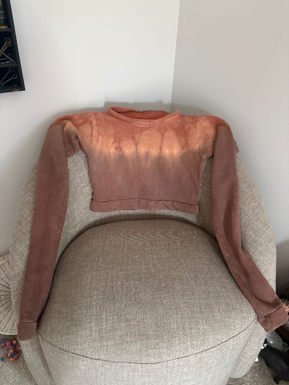 Handmade cropped sweatshirt
